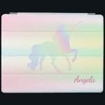 Adsible Holography Iridescent Unicorn Magic iPad Skydd<br><div class="desc">En dålig magisk enhörning. En elegant och en sofistikerad design.</div>