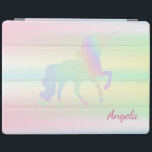 Adsible Holography Iridescent Unicorn Magic iPad Skydd<br><div class="desc">En dålig magisk enhörning. En elegant och en sofistikerad design.</div>