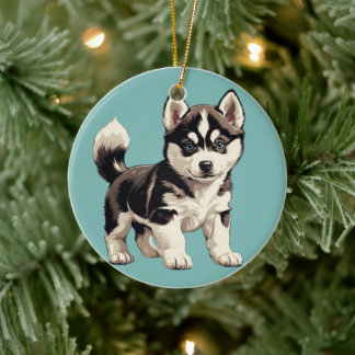 Adsible Huksy Ornament