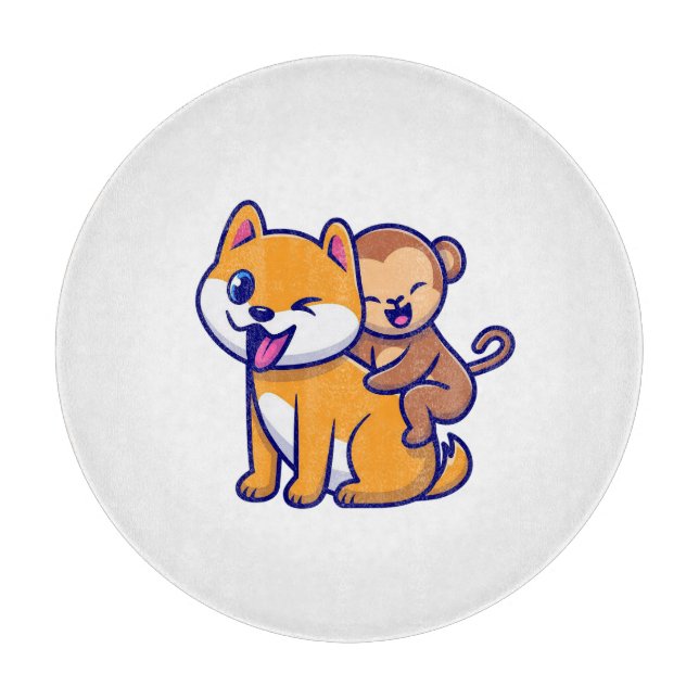 Adsible Hund and Monkey Tecknad Duo (Framsidan)