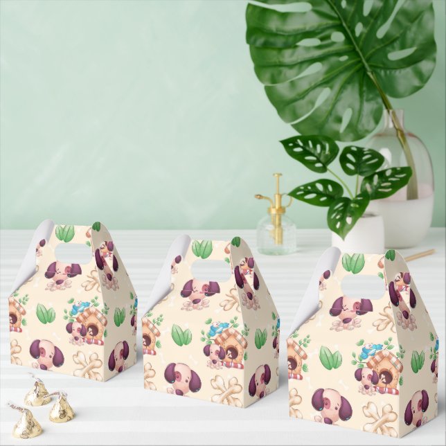 Adsible Hund Mönster Presentaskar (Multipel)