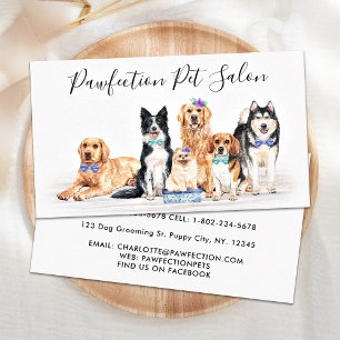 Adsible Hundar Pet Sitter Hund Groomer Visitkort