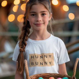 Adsible Hunny Bunny Kids Påsk T Shirt