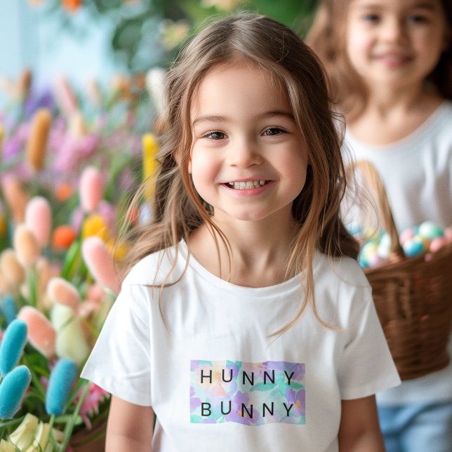 Adsible Hunny Bunny Kids Påsk T Shirt (Skapare uppladdad)