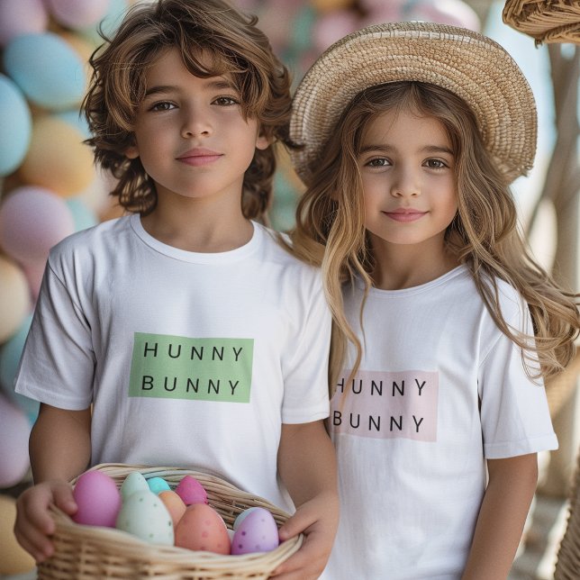Adsible Hunny Bunny Kids Påsk T Shirt (Skapare uppladdad)