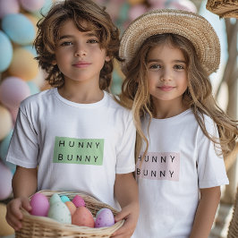 Adsible Hunny Bunny Kids Påsk T Shirt