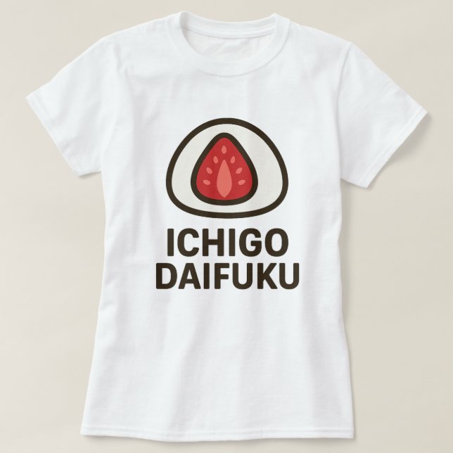 Adsible Ichigo Daifuku Illustration T Shirt (Design framsida)
