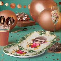 Adsible Jungle Valentine Monkey