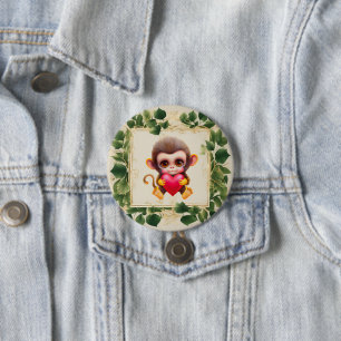 Adsible Jungle Valentine Monkey Knapp