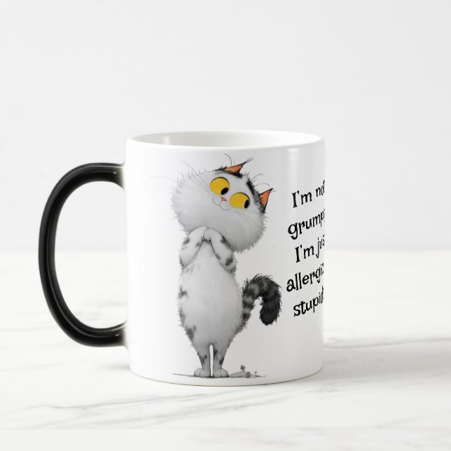 Adsible Kattunge Coffee Mugg - Purr-fack Cute (Vänster)