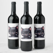 Adsible Kawaii Black Cat