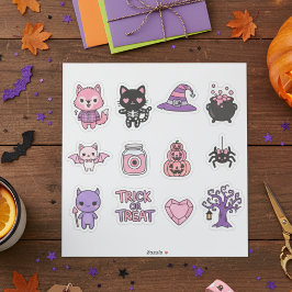 Adsible Kawaii Halloween Sticker Pack Klistermärken