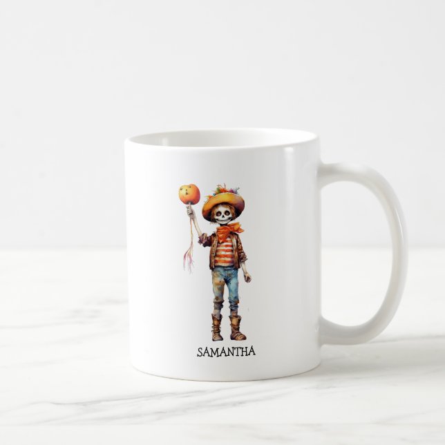 Adsible Kid Zombie - Cute Halloween (3) Kaffemugg (Höger)