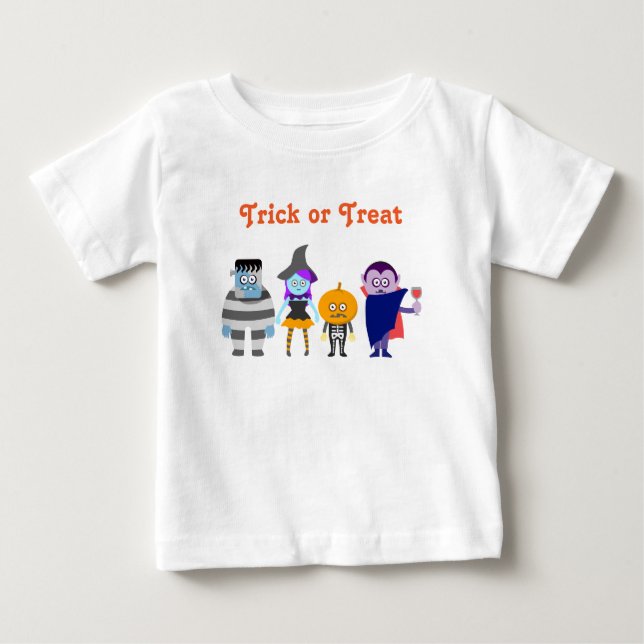 Adsible Kids Halloween Costume Party T Shirt (Framsida)