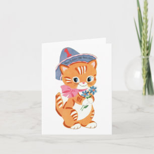 Adsible Kitten 1st Birthday Kort