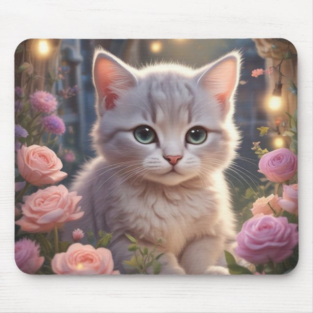 Adsible Kitten Mousepad Musmatta (Framsidan)