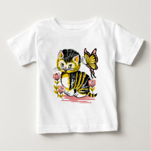 Adsible Kitten och Butterfly T-shirt