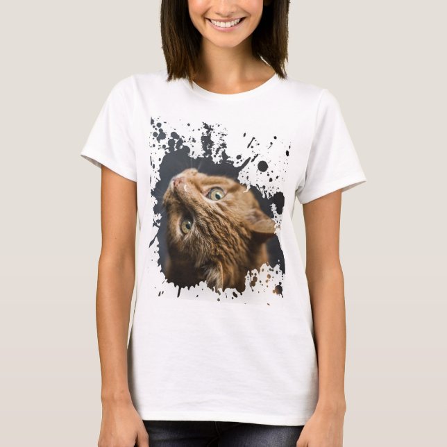 Adsible Kitten T Shirt (Framsida)