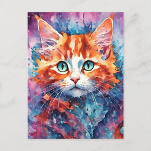 Adsible Kitten Vykort