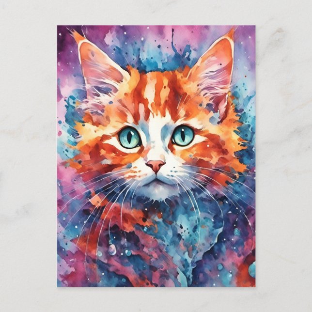 Adsible Kitten Vykort (Framsida)