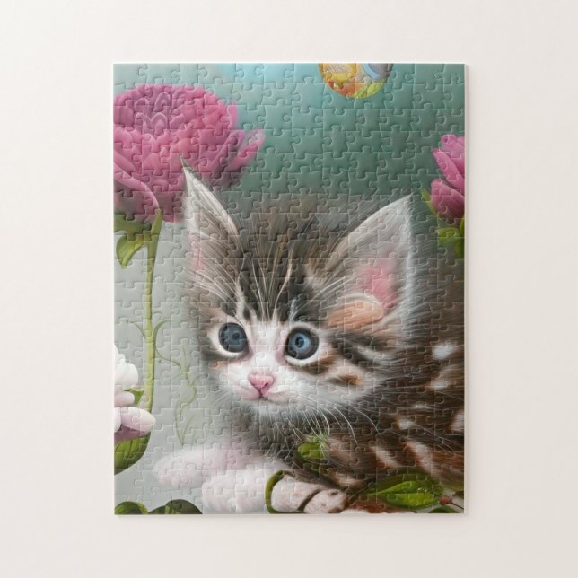 Adsible Kittens 4 Pussel (Vertikal)