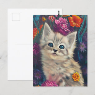 Adsible Kittens 9 Vykort