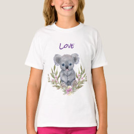 Adsible Koala Bear Blommigt T Shirt