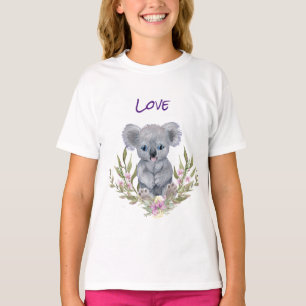 Adsible Koala Bear Blommigt T Shirt