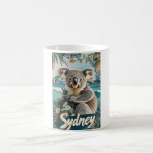 Adsible Koala med Sydney Harbor Bridge Kaffemugg