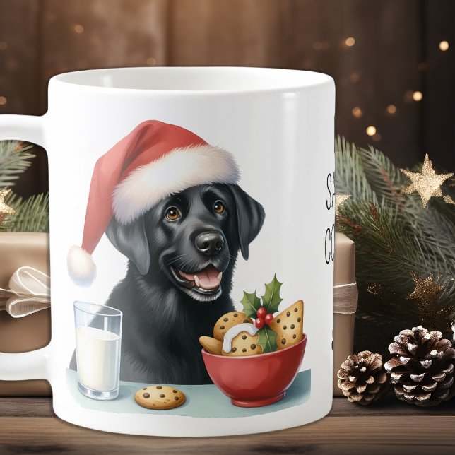 Adsible Labrador Retriever jul Puppy Hund Kaffemugg (Skapare uppladdad)