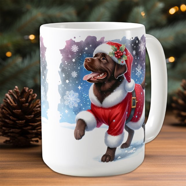 Adsible Labrador Retriever Puppy Hund jul Kaffemugg (Skapare uppladdad)