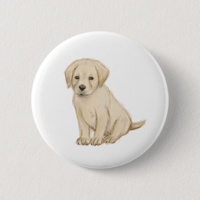 Adsible labrador sketch knapp (Framsida)