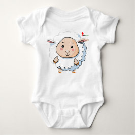 Adsible Lamb Baby Bodykostym T Shirt