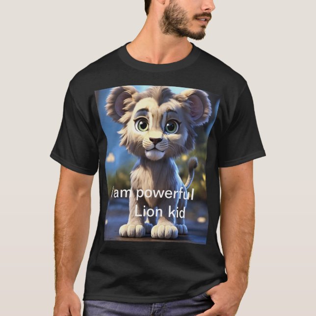 Adsible Lejon Unge Graphic T-Shirt (Framsida)