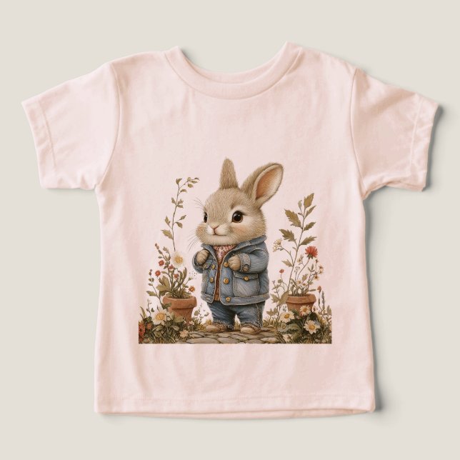 Adsible Little Elmer från kaninen T Shirt (Design Framsida)