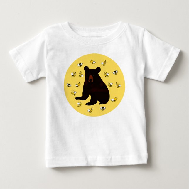 Adsible Little Honungsbi Bear T Shirt (Framsida)