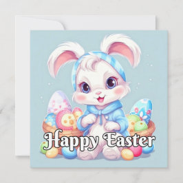 Adsible Little Påskhare Rabbit Julkort