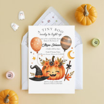 Adsible Little Pumpkin Boo Halloween Baby Shower