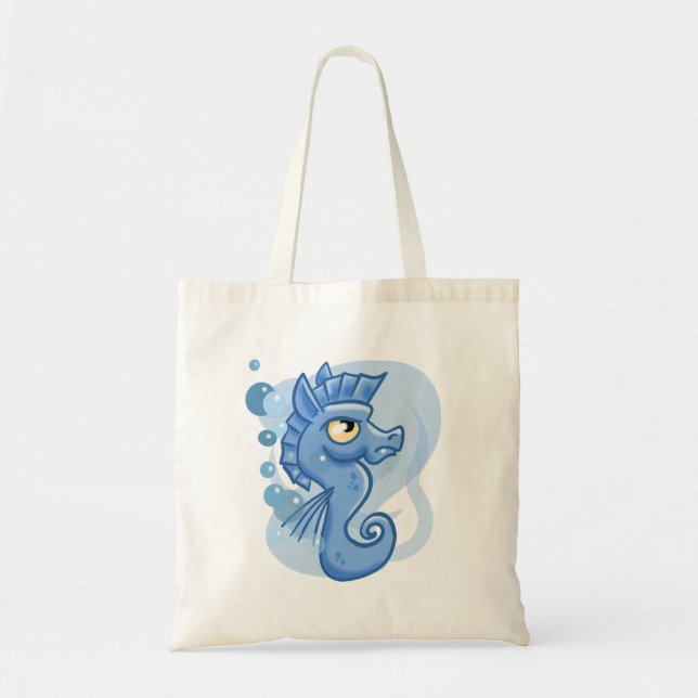 Adsible Little tecknad Seahorse Tygkasse (Framsidan)