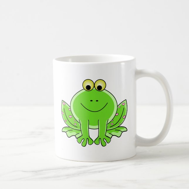 Adsible Loely Frog Djur älskare Kaffemugg (Höger)