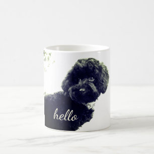 ©Adsible Loving Friend/Black Pudel Puppy Hej Kaffemugg