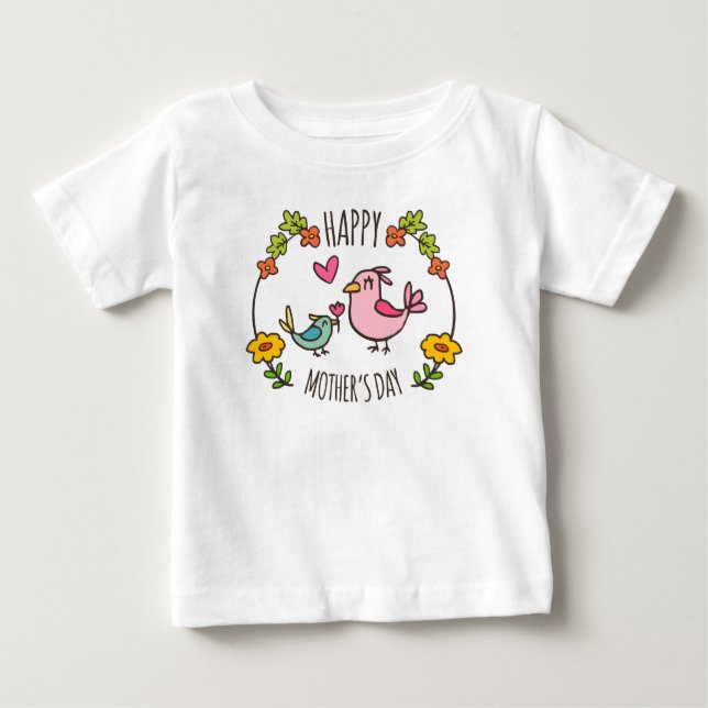 Adsible Lycklig Mors dag | Ruffle Tee (Framsida)