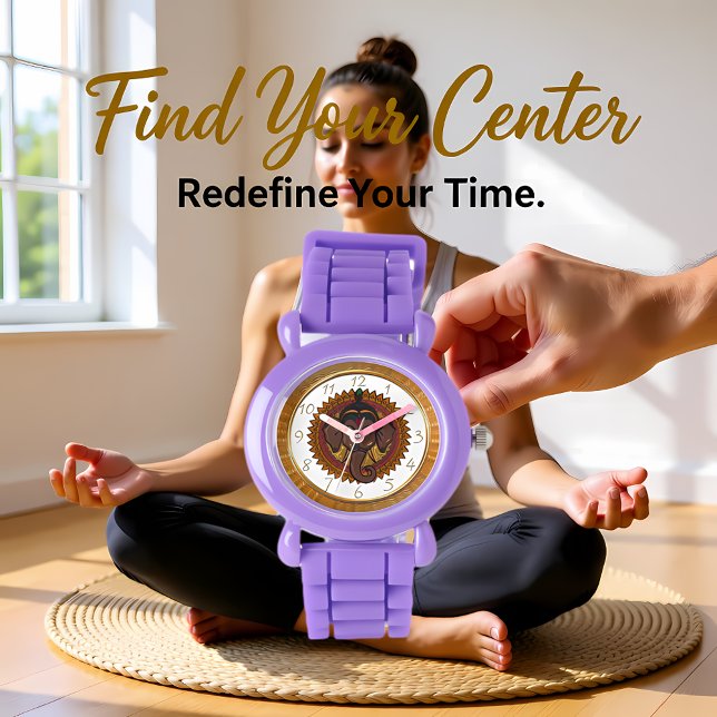 Adsible mandala elephant metallizer design 5 armbandsur (Skapare uppladdad)