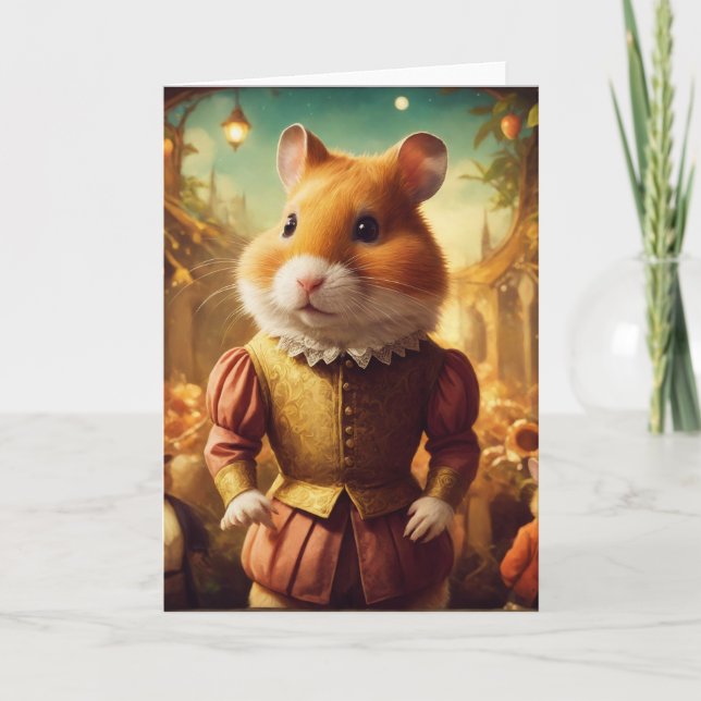 Adsible Midsommar Hamster Actor Kort (Framsida)