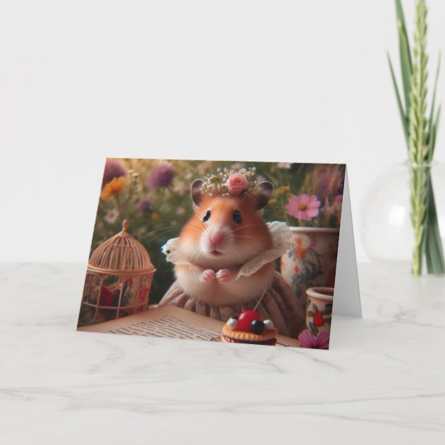 Adsible Midsommar Hamster Actress Kort (Framsida)