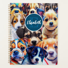 Adsible Monogram Puppy Planner