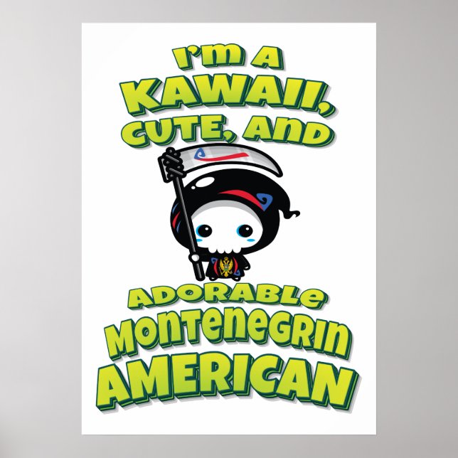 Adsible Montenegro American Grim Reaper Poster (Framsidan)