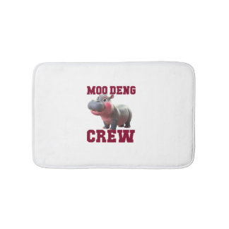 Adsible MOO DENG CREW Baby Hippo Squad Lunch Dam Badrumsmatta