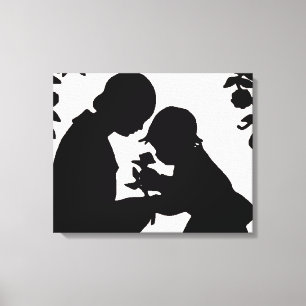 Adsible Mor och Child Wrapped Canvas