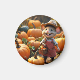 Adsible Mouse with Pumpkins Magnet